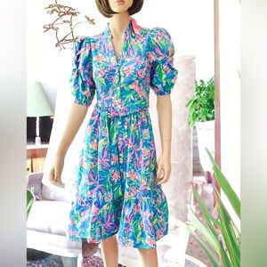Lilly Pulitzer Shona Knee Length Dress ,Women's Size 00.